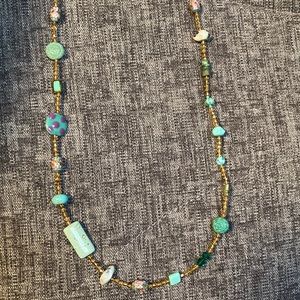 No Clasp Bead Necklace